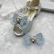 China Ladies Pearl And Rhinestone Shoes Clip Buckle Accessories For Women Shoes