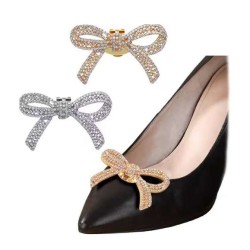 Trendy Alloy Shoe Buckle With Rhinestone Details For Casual Wear Shoe Buckle Buckles For Shoes High