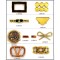 Trendy Alloy Shoe Buckle With Rhinestone Details For Casual Wear Shoe Buckle Buckles For Shoes High
