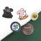 Golden Shoe Buckle Artistic Letter Pattern Decorative Pin Buckles Made Metal Crystal Alloy Belts Bags Garments Weddings