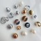Durable Integrated Metal Buckle Shoe Bag Accessories Abs Materials With Durable Bean Integrated Buckle Bag Hole Pearl Shoe Charm
