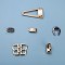 Women's Diy Metal Shoe Buckle With Rhinestone Crystal New Shoe Flower Decoration Accessories Upper Position Charm For Bags Shoes