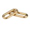 Molded Cast Solid Brass Oval Loop Ring Buckle Leather Craft Bag Shoulder Strap Webbing Belt Strap