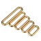 Molded Cast Solid Brass Oval Loop Ring Buckle Leather Craft Bag Shoulder Strap Webbing Belt Strap