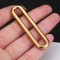Molded Cast Solid Brass Oval Loop Ring Buckle Leather Craft Bag Shoulder Strap Webbing Belt Strap