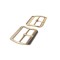 Ladies&#39; Fashion Flip Flops Metallic Buckles Washable Shoe Cover Machine T Buckle Clips Rectangle Heat Cut Plating Technique