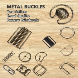 Wholesale Price Premium Custom Alloy Metal Buckle Sleek Strong Factory Metal Buckle For Accessories