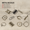 Wholesale Price Premium Custom Alloy Metal Buckle Sleek Strong Factory Metal Buckle For Accessories