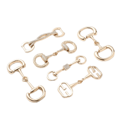 Men's Women's Shoes With Rhinestone Decorative Chain Buckles Custom Order Various Decorative Belt Buckles Shoe Hooks