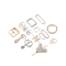 Men's Women's Shoes With Rhinestone Decorative Chain Buckles Custom Order Various Decorative Belt Buckles Shoe Hooks