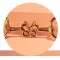 Factory Direct Electroplated Zinc Alloy Metal Buckle Butterfly Decorative Shoe Buckle Wholesale Word Garment Accessories