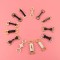 Custom Zinc Alloy Logo Hardware Footwear Decoration Metal Chain Shoes Buckles For Shoe