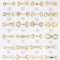 Custom Zinc Alloy Logo Hardware Footwear Decoration Metal Chain Shoes Buckles For Shoe