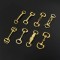 Custom Zinc Alloy Logo Hardware Footwear Decoration Metal Chain Shoes Buckles For Shoe