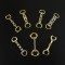 Custom Zinc Alloy Logo Hardware Footwear Decoration Metal Chain Shoes Buckles For Shoe