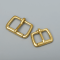 Wholesale Golden Metal Pin Belt Buckle For Webbing Leather Strap Custom Logo Solid Brass Roller Belt Buckle For Man