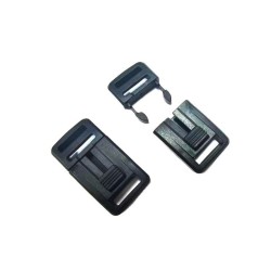 Wholesale 15mm 20mm Mini Fashion Children Sandals Black Side Release Quick Plastic Buckles