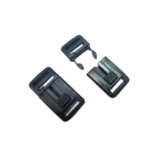 Wholesale 15mm 20mm Mini Fashion Children Sandals Black Side Release Quick Plastic Buckles