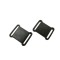 Wholesale 15mm 20mm Mini Fashion Children Sandals Black Side Release Quick Plastic Buckles