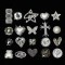 Exquisite Metal Shoe Charms Trendy Symbols Diy Shoe Decoration Accessories Gleaming Fashion Adornments Sparkling Shoe Buckle