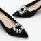 Sparkling Glittering Sequin Shoe Decorations Metal Ornaments For Female High Heel Party Shoes