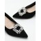 Sparkling Glittering Sequin Shoe Decorations Metal Ornaments For Female High Heel Party Shoes