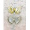 Exquisite Rhinestone Shoe Buckles Gorgeous Crystal Shoe Fasteners For Women's High Heels