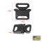 zinc Alloy Paracord Bracelet Buckle Metal Side Quick Release Tactical Belt Buckle For Necklace