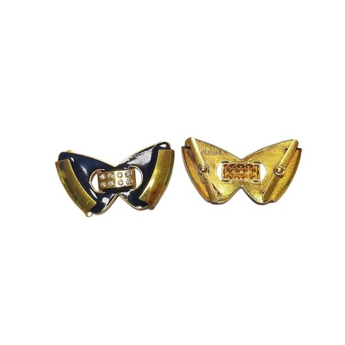 Elegant Luxury Custom Shoe Buckle Diamond Metal Clasp Sequined Decorative Shoe Accessories Fashionable Shiny Footwear