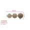 High Quality Customizable Zinc Alloy Women&#39;s Chain Belts Adjustable Shoe Fastener With Durable Metal Sustainable Shoes Buckle