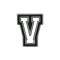 Cartoon Pvc Shoe Charms &amp; Buckles White &amp; Black 26 English Letters Shoe Decorations For Croc Shoes Rubber Material Accessories