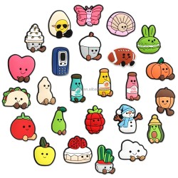 Hot Sale New Jelly Cat Series Holes And Shoe Buckles Rubber Accessories In Stock