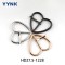 Elegant Fashion Heart Shape Metal Belt Buckle Custom Zinc Alloy Adjustable Pin Buckle Hardware Accessories For Women Shoes Dress