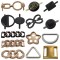 Women's Stylish Zinc Alloy Buckle Hook Upper Decorative Shoe Accessories Durable Shoe Hooks