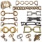 Adjustable Pin Chain Shoes Buckles Zinc Alloy Logo Hardware For Shoe Decorations Metal Footwear Decoration