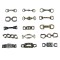 Adjustable Pin Chain Shoes Buckles Zinc Alloy Logo Hardware For Shoe Decorations Metal Footwear Decoration