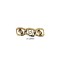 Fashion Alloy Metal Shoes Chain Accessories Stylish D Shape Shoe Buckle