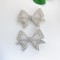 Fashion Luxury Butterfly Rhinestone Bow Shoes Accessories Ladies Pink Shoes Flower Decoration