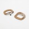 Wholesale Square Lady Sweet Buckle Hardware Shoes Women Removable Upper Accessories European High Fashion