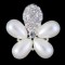 Metal Luxury Shoe Charms Bling Rhinestone Shoe Decorations Bubble Metal Shoe Charm Wholesale