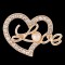Metal Luxury Shoe Charms Bling Rhinestone Shoe Decorations Bubble Metal Shoe Charm Wholesale