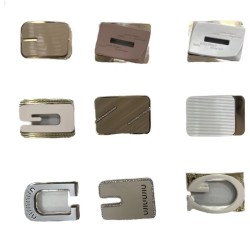 Fashionable Black Metal Diamante Buckle Design Shoe Decorations Tailoring Accessories