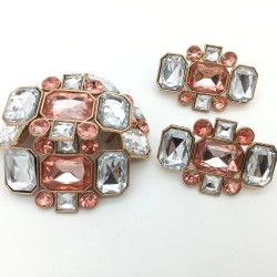 Crystal Stone Shoe Buckle Shoe Brooch Clip Shoe Buckle Accessories