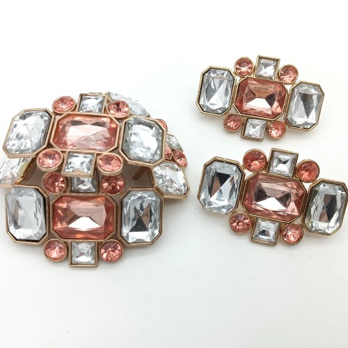 Crystal Stone Shoe Buckle Shoe Brooch Clip Shoe Buckle Accessories