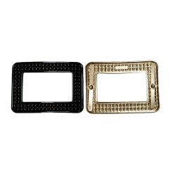 High Quality Customizable Sandal Metal Buckles Shoe Decorations With Electroplating Process Shoe Accessory Parts Available