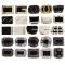 High Quality Customizable Sandal Metal Buckles Shoe Decorations With Electroplating Process Shoe Accessory Parts Available