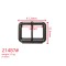 High Quality Customizable Zinc Alloy Metal Logo Hardware Adjustable Shoe Buckle For Footwear Decoration Shoe Accessory