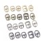 High Quality Customizable Zinc Alloy Metal Logo Hardware Adjustable Shoe Buckle For Footwear Decoration Shoe Accessory