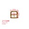 15mm 21mm Manufacturer Direct Luxury Zinc Alloy Metal Shoe Buckles Exquisite Small &amp; Durable Hardware For Handicrafts