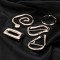 Factory Custom Logo Buckle Women Shoes Swimwear Metal Fashion Decoration Ladies Metal Buckles For Shoes Women Ladies